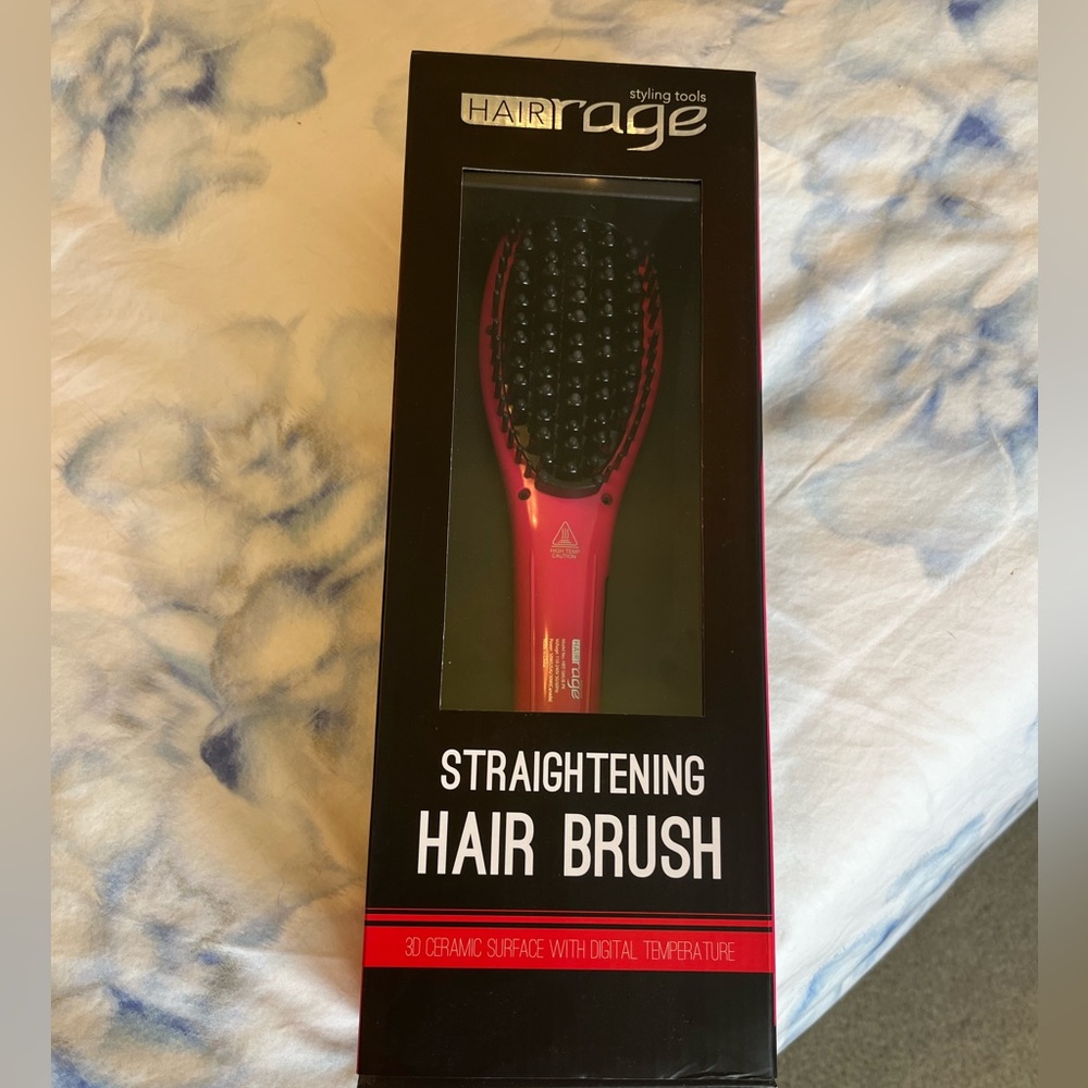BRAND NEW Hair Rage Straightening Hair Brush